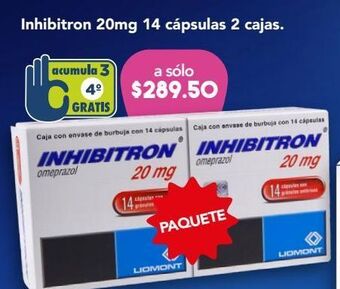 Farmacia San Pablo Inhibitron dual 14 cápsulas caja oferta
