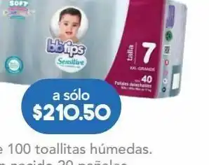 Bbtips pañales unisex etapa 7 40 piezas