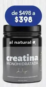 Farmacia San Pablo Al natural creatina monohidratada suplemento alimenticio a base de creatina 460 g oferta