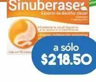 Farmacia San Pablo Sinuberase esporas bacillus 12 cápsulas oferta
