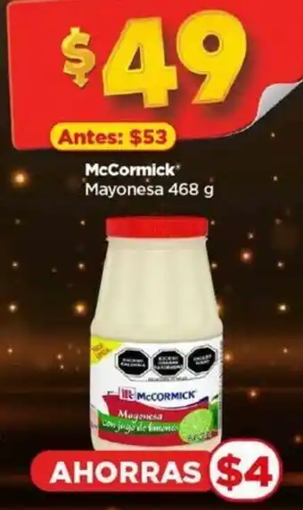 Bodega Aurrerá McCormick Mayonesa 468 g oferta