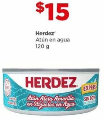 Bodega Aurrerá Herdez Atún en agua 120 g oferta