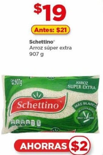 Bodega Aurrerá Schettino Arroz súper extra 907 g oferta