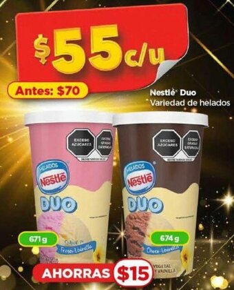 Nestlé® Duo *Variedad de helados