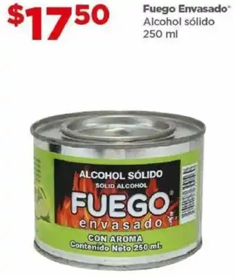 Bodega Aurrerá Fuego Envasado Alcohol sólido 250 ml oferta