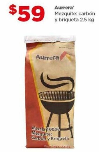 Bodega Aurrerá Aurrera Mezquite: carbón y briqueta 2.5 kg oferta