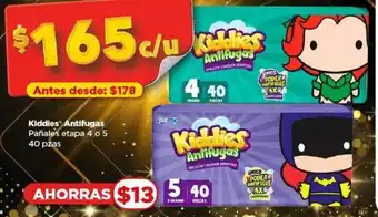 Kiddies Antifuga's Pañales etapa 405 40 pzas