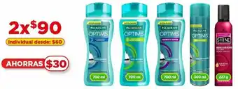 Bodega Aurrerá OPTIMS PALMOLIVE 2X700ML oferta
