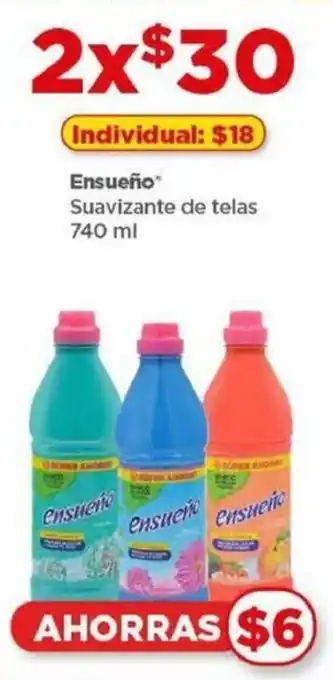 Ensueño Suavizante de telas 2x740 ml
