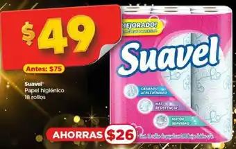 Bodega Aurrerá Suavel Papel higiénico 18 rollos oferta