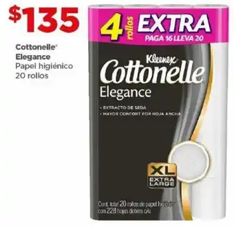Cottonelle Elegance Papel higiénico 20 rollos
