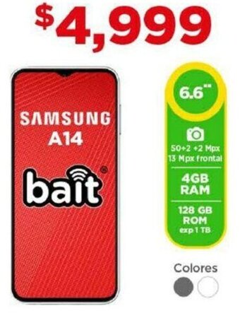 Bodega Aurrerá SAMSUNG A14 oferta