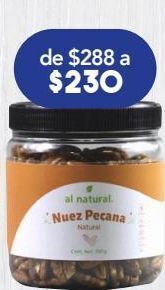 Farmacia San Pablo Al natural nuez pecana c/380gr oferta