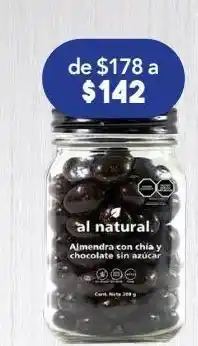 Farmacia San Pablo Al natural almendra chia choco c/300gr oferta