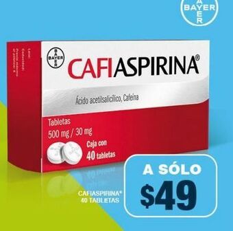 Farmacia San Pablo Cafiaspirina tab 500mg caj c/40 oferta