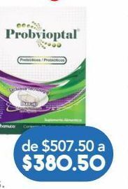 Farmacia San Pablo Probvioptal cap pre/probioticos c/60pz oferta