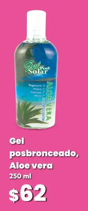 Farmacias Similares Gel posbronceado, Aloe vera 250 ml oferta