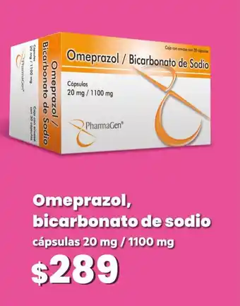Farmacias Similares Omeprazol, Bicarbonato de Sodio cápsulas 20 mg / 1100 mg oferta
