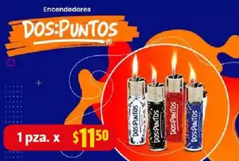 Encendedores DOS:PUNTOS 1 pza.