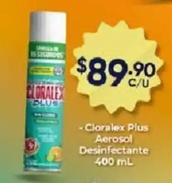Farmacias Guadalajara - Cloralex Plus Aerosol Desinfectante 400 mL oferta