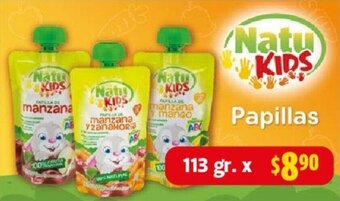 Farmacias Guadalajara Natu KIDS Papillas 113 gr. oferta