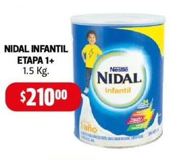 Farmacias Guadalajara NIDAL INFANTIL ETAPA 1+ 1.5 Kg. oferta