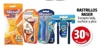 Farmacias Guadalajara RASTRILLOS RASER Excepto lady, surface y plus oferta