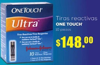 Farmacias Similares Tiras reactivas ONE TOUCH 10 piezas oferta