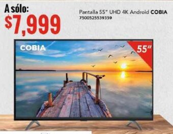 City Club Pantalla 55" UHD 4K Android COBIA 7500525539359 oferta