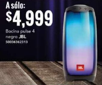 City Club Bocina pulse 4 negro JBL 50036362313 oferta