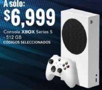 Consola XBOX Series S - 512 GB CÓDIGOS SELECCIONADOS