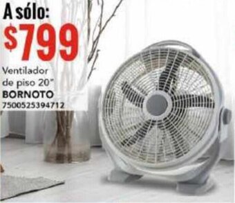 City Club Ventilador de piso 20" BORNOTO 7500525394712 oferta