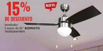 City Club Ventilador 3 aspas de 42" BORNOTO 7500525479815 oferta