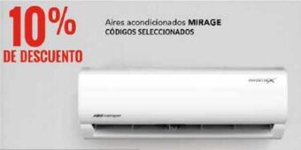 City Club Aires acondicionados MIRAGE CÓDIGOS SELECCIONADOS oferta
