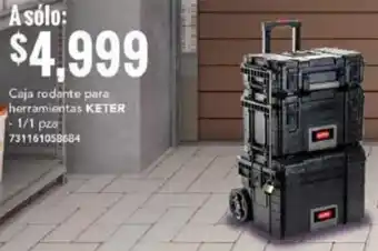 City Club Caja rodante para herramientas KETER - 1/1 pza 731161058684 oferta