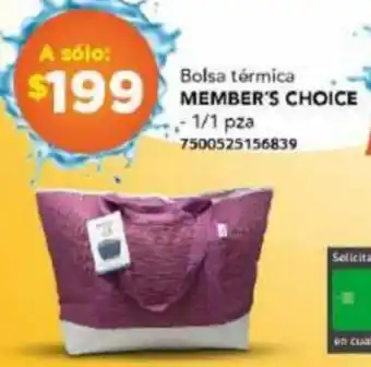 City Club Bolsa térmica MEMBER'S CHOICE 1/1 pza oferta