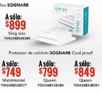 City Club Protector de colchón SOGNARE Cool proof King size oferta