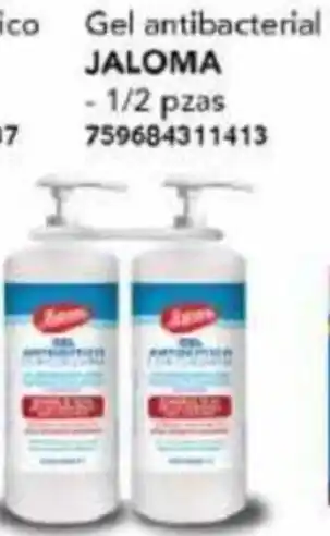 City Club Gel antibacterial JALOMA - 1/2 pzas oferta