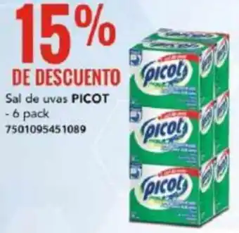 Sal de uvas PICOT - 6 pack 7501095451089