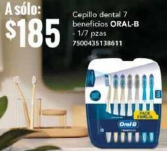 City Club Cepillo dental 7 beneficios ORAL-B - 1/7 pzas 7500435138611 oferta