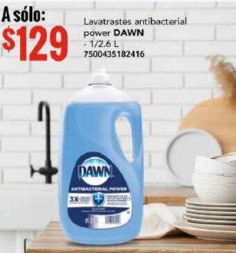 City Club Lavatrastes antibacterial power DAWN 1/2,6L oferta