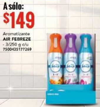 Aromatizante AIR FEBREZE - 3/250 g c/u 7500435177269
