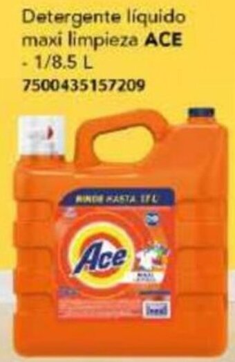 City Club Detergente líquido maxi limpieza ACE - 1/8.5 L oferta