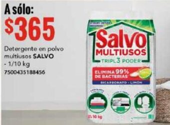 City Club Detergente en polvo multiusos SALVO - 1/10 kg 7500435188456 oferta