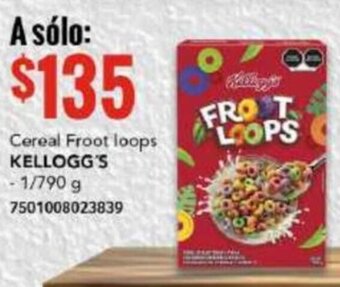 City Club Cereal Froot loops KELLOGG'S 1/790G oferta