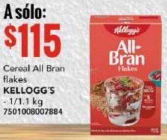 City Club Cereal All Bran flakes KELLOGG'S 1/1.1KG oferta