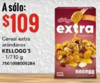 City Club Cereal extra arándanos KELLOGG'S - 1/710 g 7501008009284 oferta