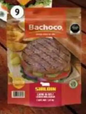 Hamburguesa de sirloin BACHOCO 1/1.8KG