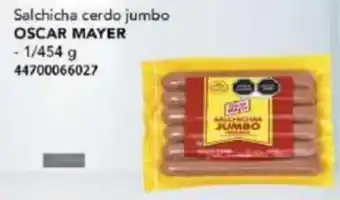 City Club Salchicha cerdo jumbo OSCAR MAYER 1/454G oferta