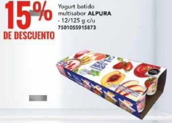 City Club Yogurt batido multisabor ALPURA - 12/125 g c/u 7501055915873 oferta
